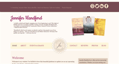 Desktop Screenshot of jenniferhandford.com